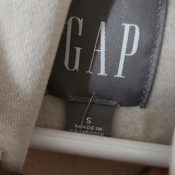 BNWT Gap Graphic Hoodie Cream - Picture 7 of 16